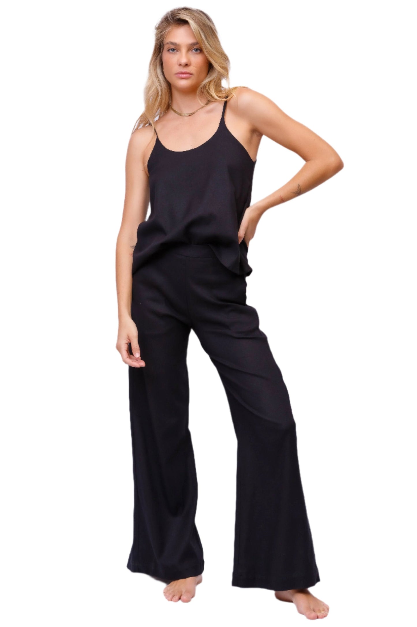 Wide Legged Pants Black